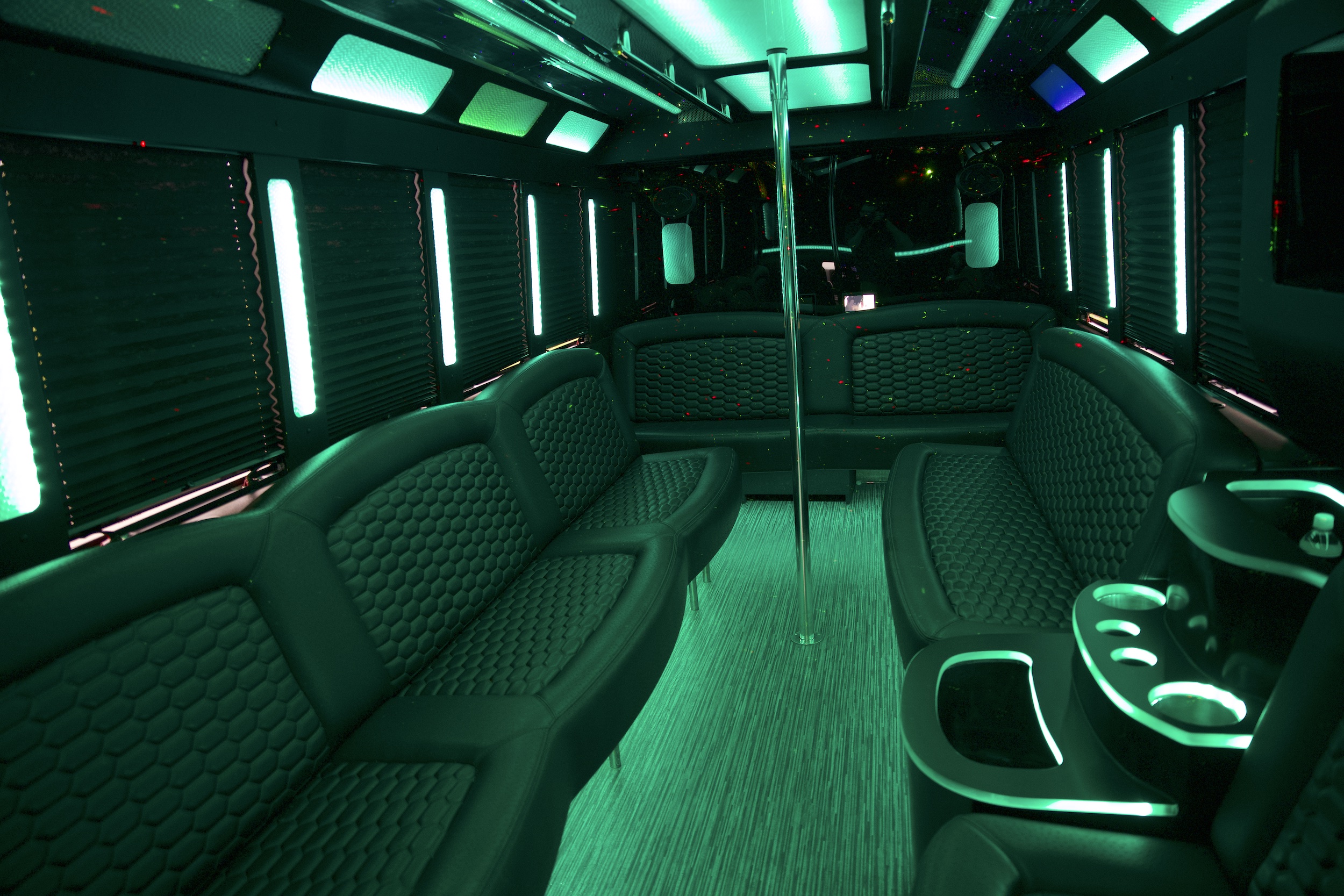 20 passenger limo bus